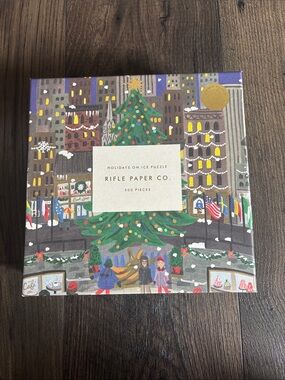 Rifle Paper Co. Holidays on Ice Puzzle - 500 pcs